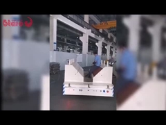 ISO9001 20 टोन ट्रैकलेस ट्रांसफर ट्रॉली 4 पहियों के साथ श्रम और समय की बचत