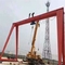 पल्ली मुक्त सिंगल बीडर गैन्ट्री क्रेन मोबाइल आउटडोर 50 टन भारी शुल्क